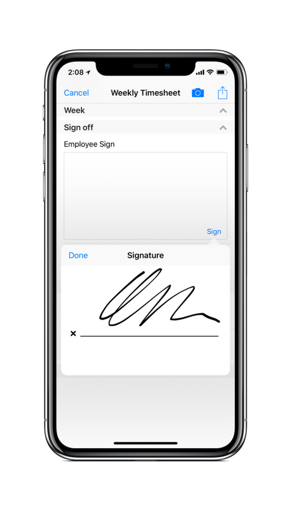 screenshot of APE Mobile